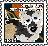 lonely stamp