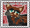 the moon is right stamp